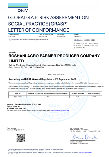 GMP Certificate